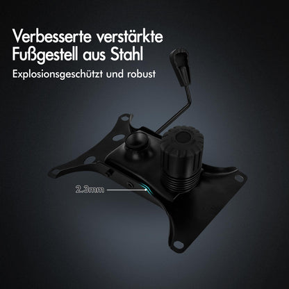 ALFORDSON Massage Bürostuhl Executive Computer Gaming Sitz PU Leder Weiß
