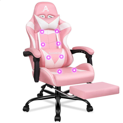 ALFORDSON Gaming Stuhl Büro Executive Racing Fußstütze Sitz PU Leder Mehrere
