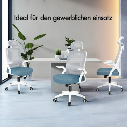 ALFORDSON Mesh Office Chair Executive Fabric Seat Reclining for Gaming Racing Computer