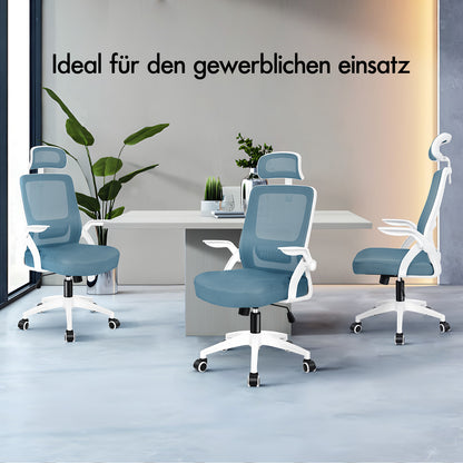 ALFORDSON Mesh Office Chair Executive Fabric Seat Reclining for Gaming Racing Computer