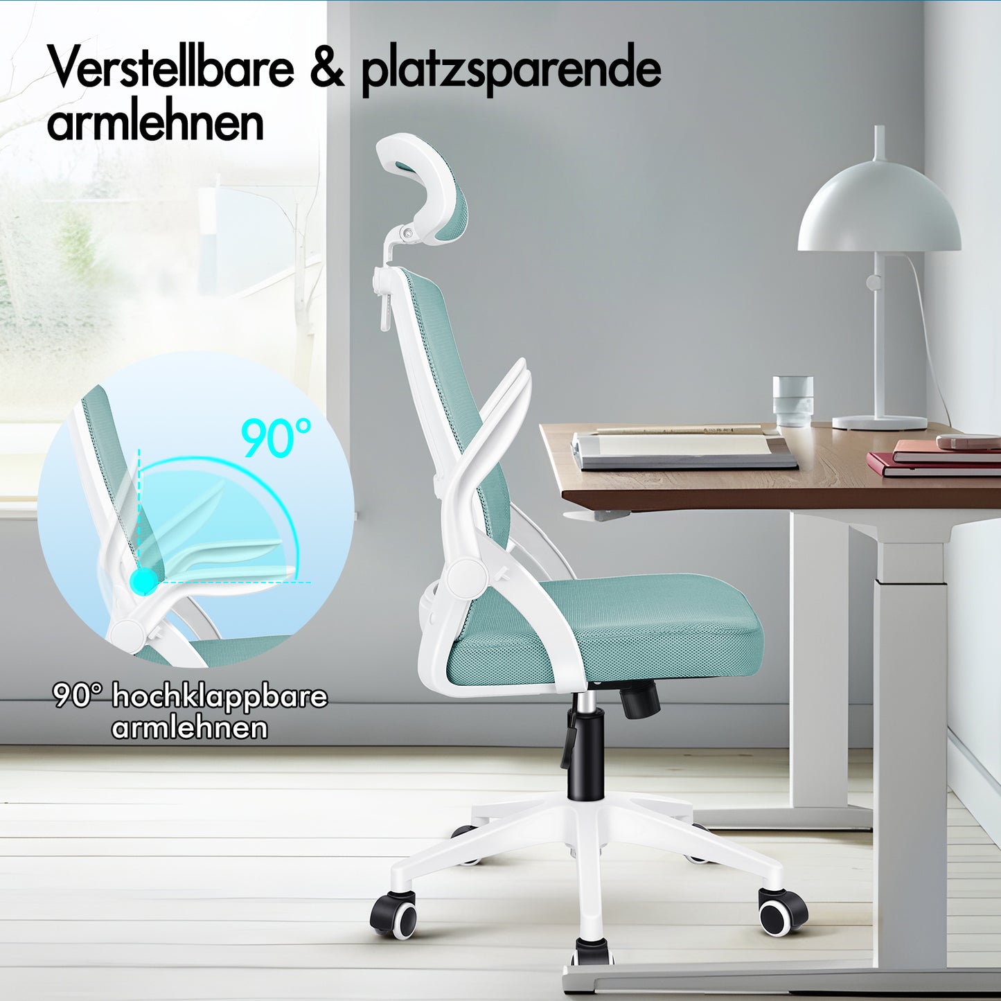 ALFORDSON Mesh Office Chair Executive Fabric Seat Reclining for Gaming Racing Computer