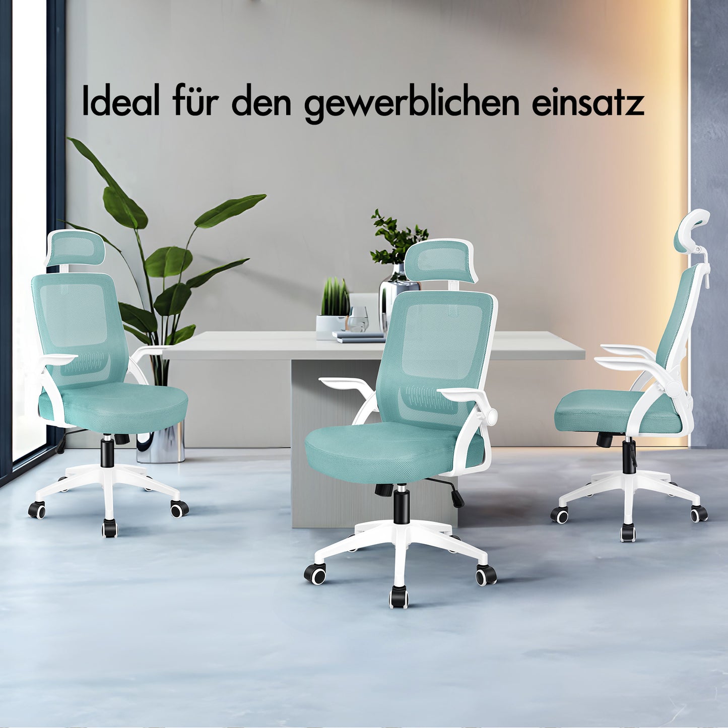 ALFORDSON Mesh Office Chair Executive Fabric Seat Reclining for Gaming Racing Computer