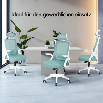 ALFORDSON Mesh Office Chair Executive Fabric Seat Reclining for Gaming Racing Computer