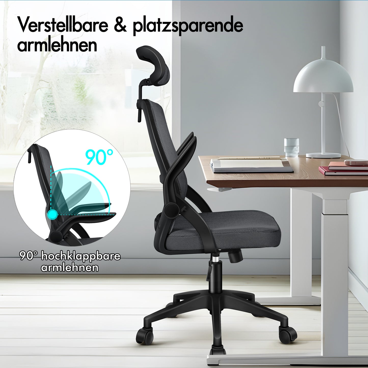 ALFORDSON Mesh Office Chair Executive Fabric Seat Reclining for Gaming Racing Computer