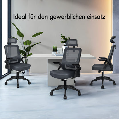 ALFORDSON Mesh Office Chair Executive Fabric Seat Reclining for Gaming Racing Computer