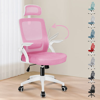 ALFORDSON Mesh-Bürostuhl Executive-Stoffsitz Neigbar für Gaming Renncomputer