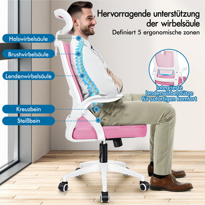 ALFORDSON Mesh Office Chair Executive Fabric Seat Reclining for Gaming Racing Computer