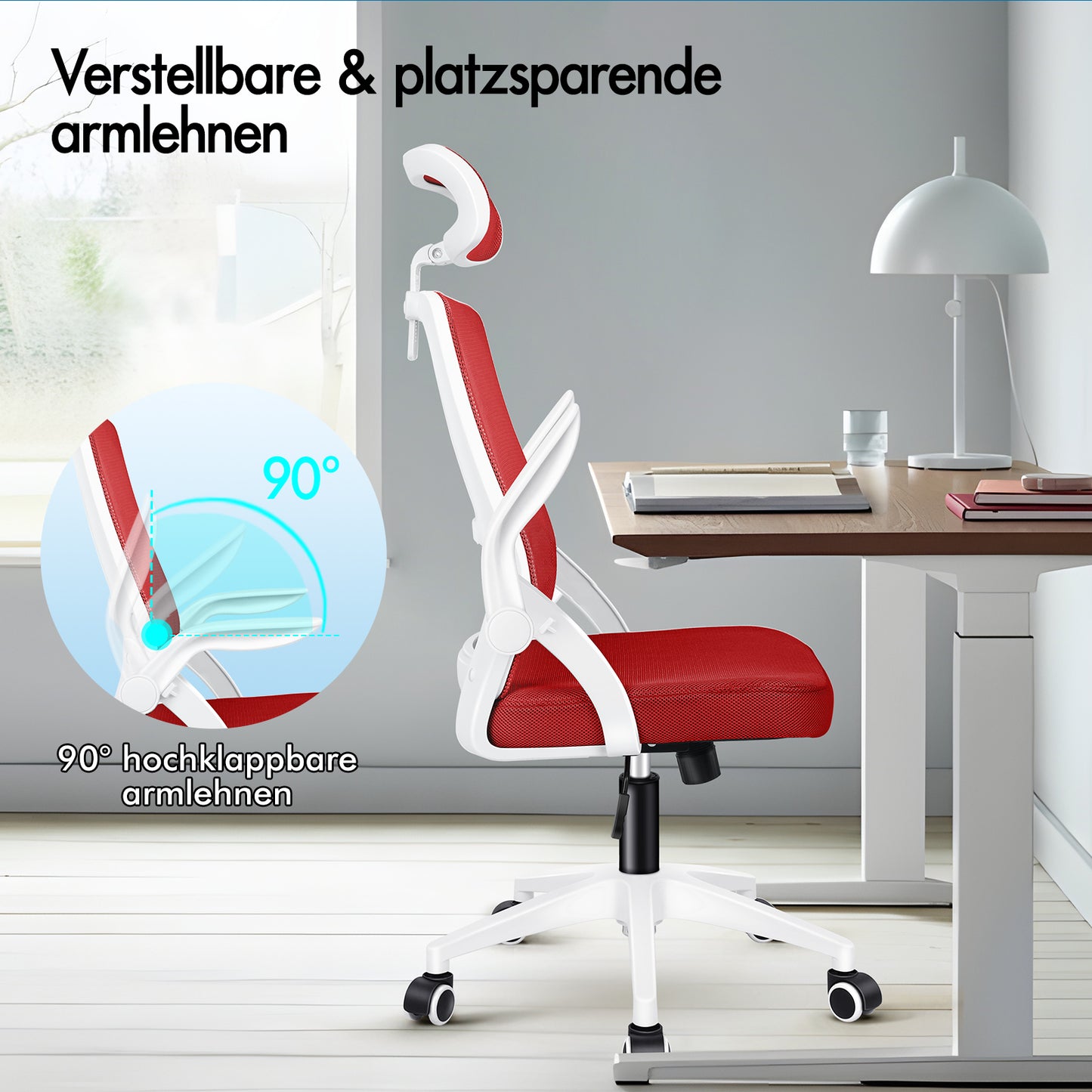 ALFORDSON Mesh Office Chair Executive Fabric Seat Reclining for Gaming Racing Computer