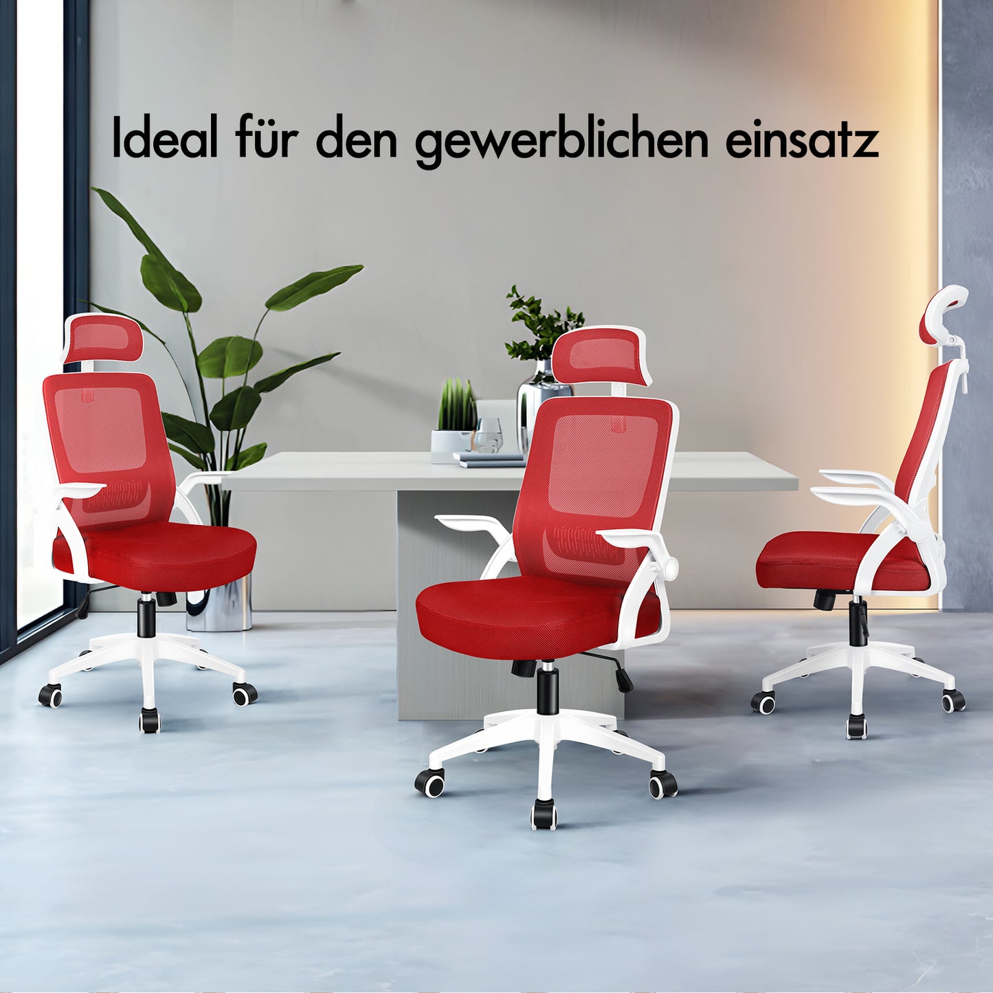 ALFORDSON Mesh Office Chair Executive Fabric Seat Reclining for Gaming Racing Computer