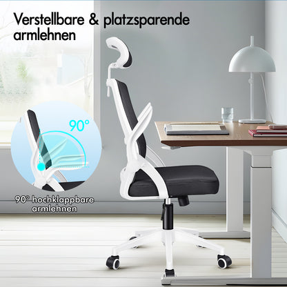 ALFORDSON Mesh Office Chair Executive Fabric Seat Reclining for Gaming Racing Computer