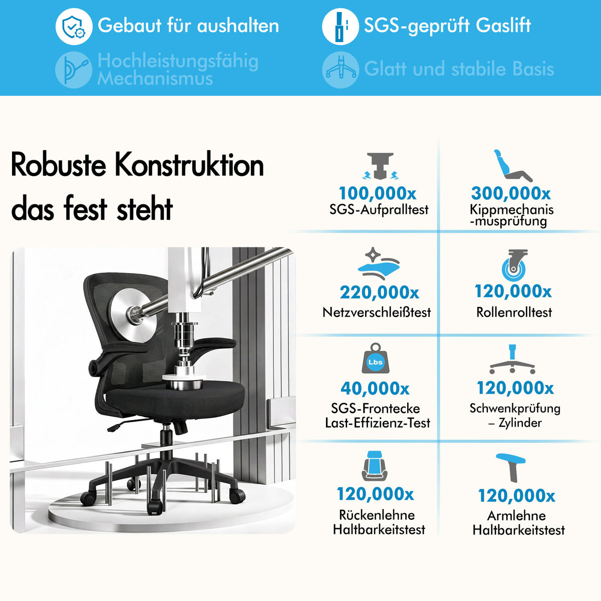 ALFORDSON Mesh Bürostuhl Executive Computer Liege Stoff Racing Sitz Arbeit, Keldon, Schwarz