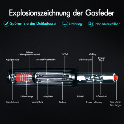 ALFORDSON Mesh Bürostuhl Gaming Executive Sitz Verstellbare Fußstütze Liege