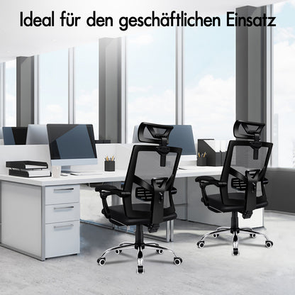 ALFORDSON Mesh Bürostuhl Gaming Executive Sitz Verstellbare Fußstütze Liege
