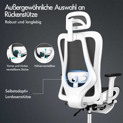 ALFORDSON Bürostuhl Ergonomischer Netzsitz Führungskraft Arbeit Computer Gaming