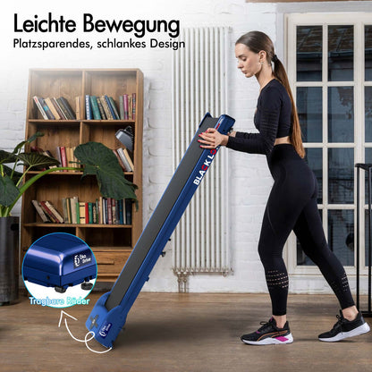 BLACK LORD Elektrisches Laufband Geh-Pad Zuhause Büro Fitnessstudio Fitness, Blau