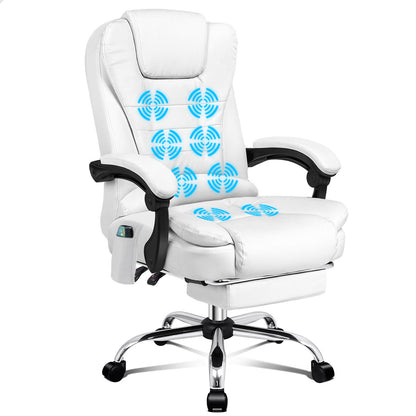 ALFORDSON Massage-Bürostuhl Beheizter Chef-Computersitz