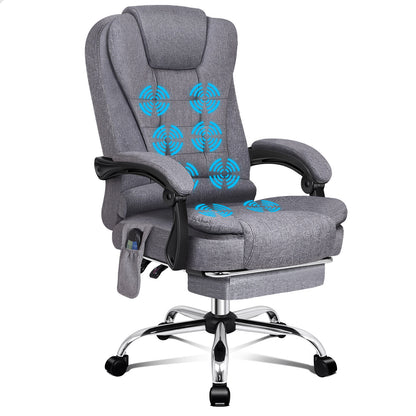 ALFORDSON Massage-Bürostuhl Beheizter Chef-Computersitz