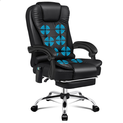 ALFORDSON Massage-Bürostuhl Beheizter Chef-Computersitz