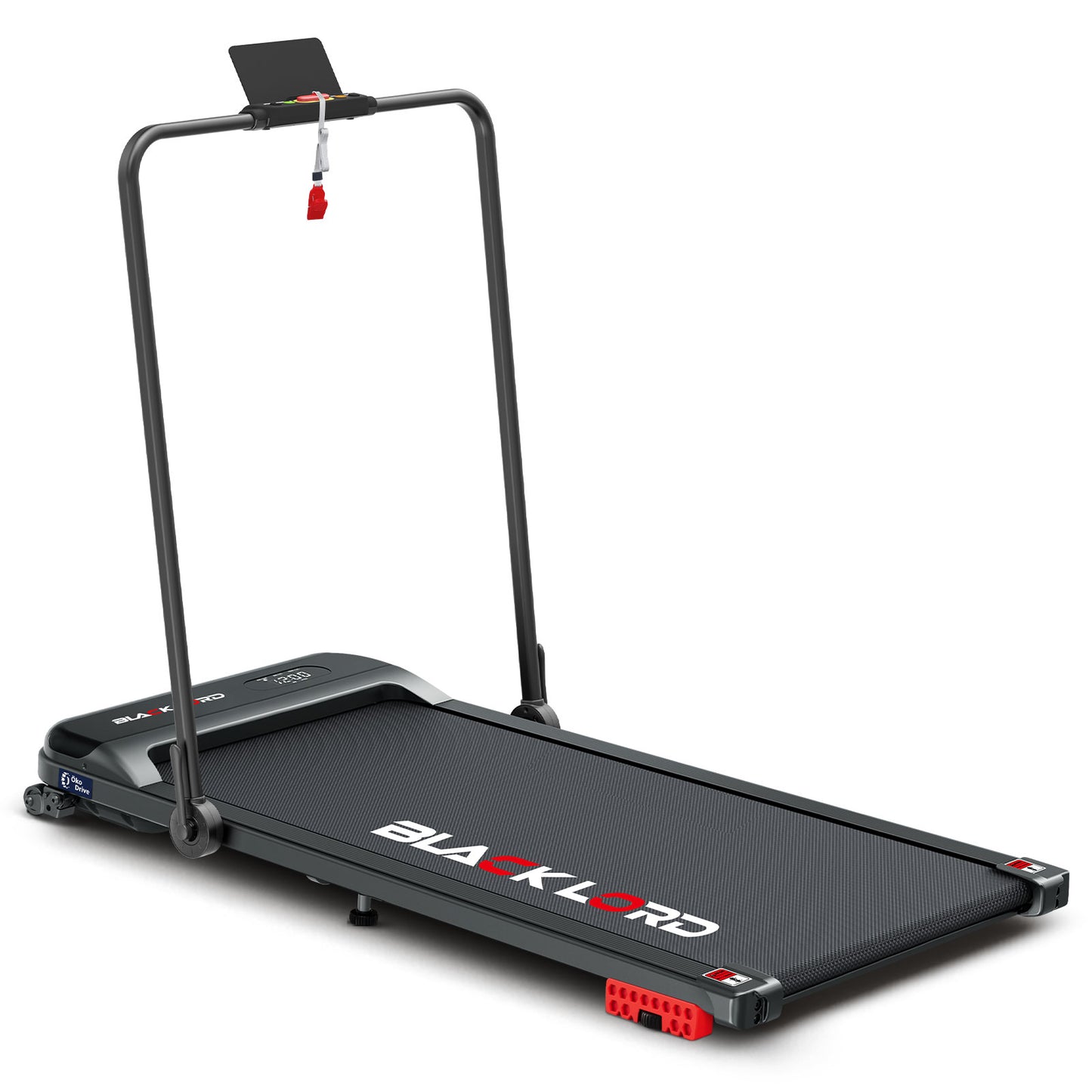 BLACK LORD Laufband Elektrisch Laufband Zuhause Büro Fitnessstudio Steigung